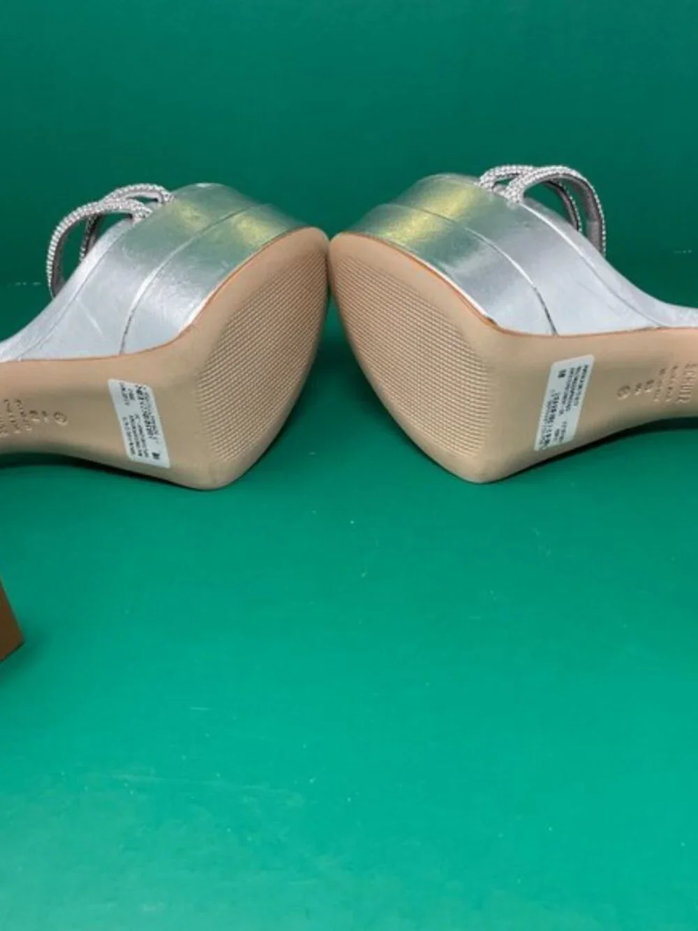 Schutz | Fabienne Platform Sandal in Silver
